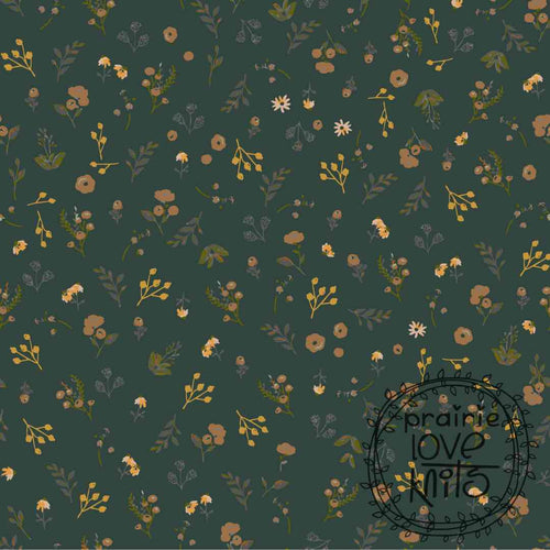 R54 PREORDER - Consider the Wildflowers, DARK by the 1/2 metre (8442469253358)
