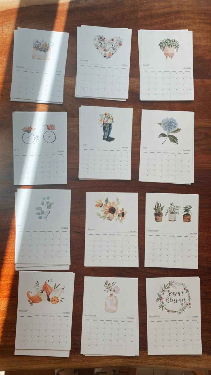 2026 Calendar Preorder