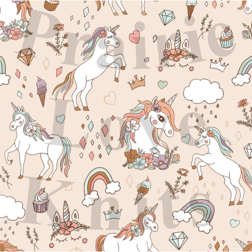 R51 PREORDER - Unicorn Dreams, Pink - by the 1/2 metre (8219862892782) (8470535241966)