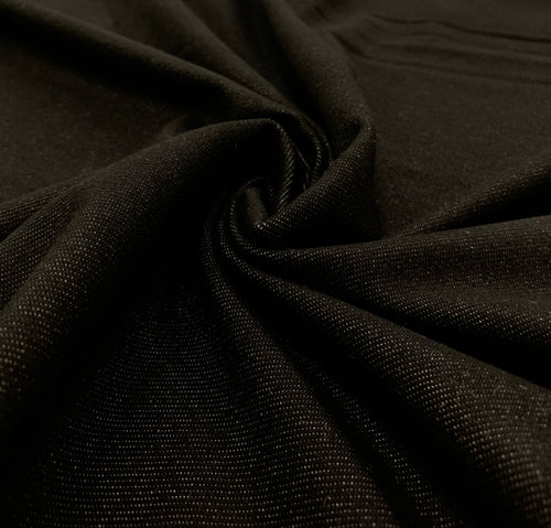 Black Denim Jeans Jersey, Oeko-Tex Certified, Knit Fabric by the 1/2 Meter, European knits (213908062236)
