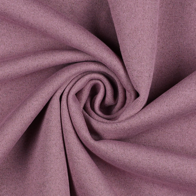 Glitter Sweat, Lilac Rose, by the 1/2 metre, European Knits (8109601390830)