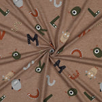 Alphabet Monsters, per 1/2 meter, Jersey, European knits (8109578191086)