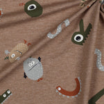 Alphabet Monsters, per 1/2 meter, Jersey, European knits (8109578191086)