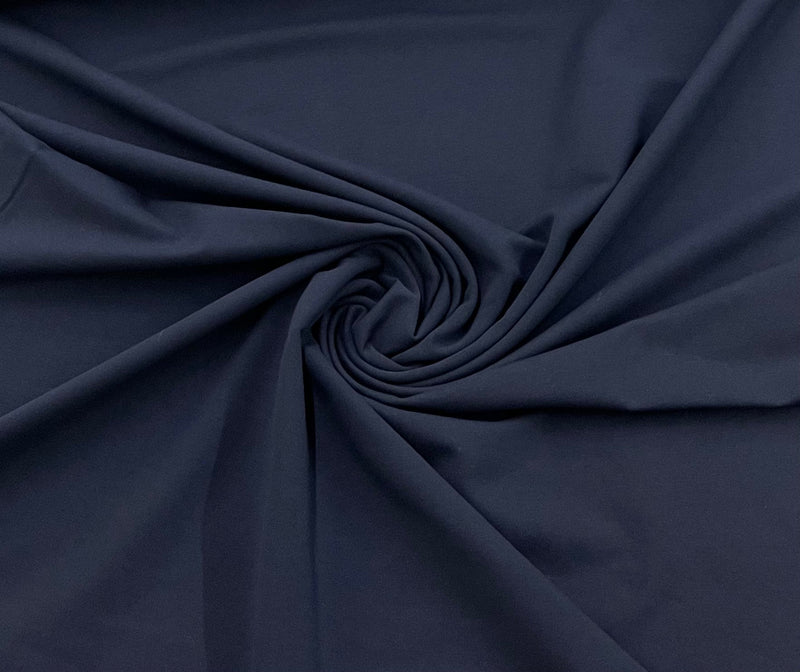 Navy, Solids, Seasonal Knit Fabric by the 1/2 Meter, European knits (8026726727918) (8055780606190)