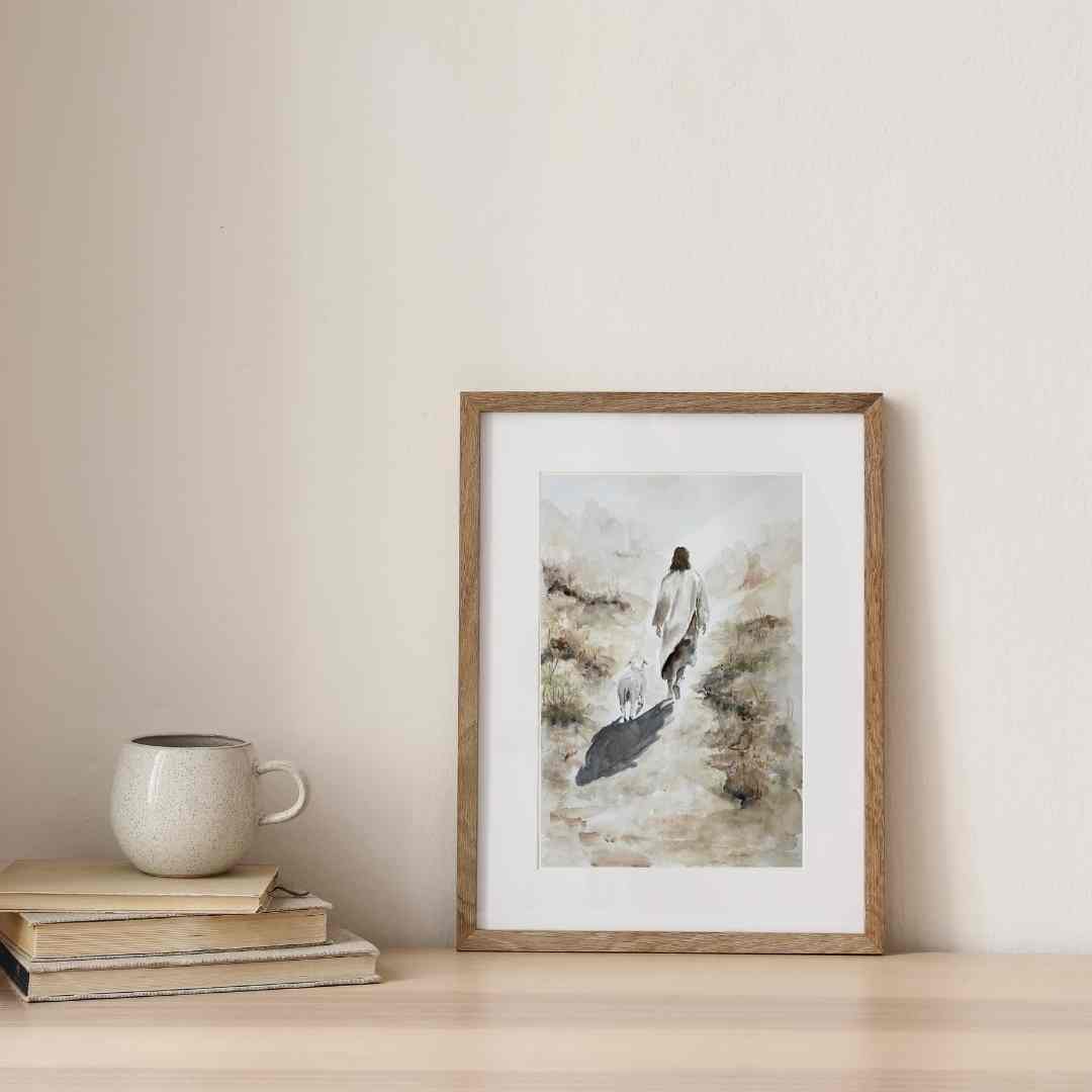 Come, Follow Me – Printable Watercolour Art (Digital Download)