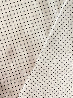 Petite Dots- Black on White, Woven Cotton Poplin- Solids by the 1/2 METER (8181589672174)