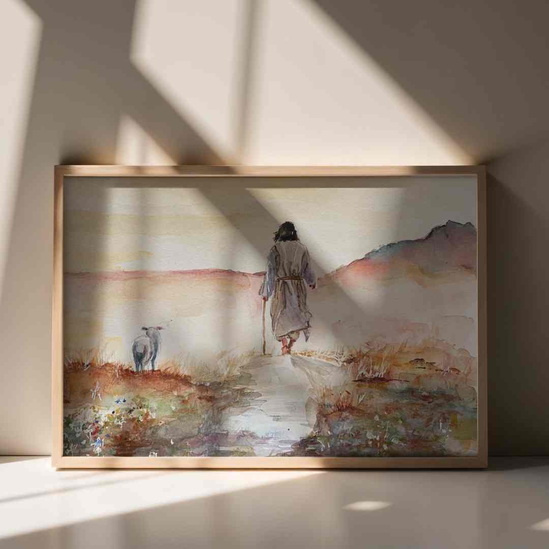 The Easter Reflection Collection – 4 Printable Watercolor Jesus Paintings