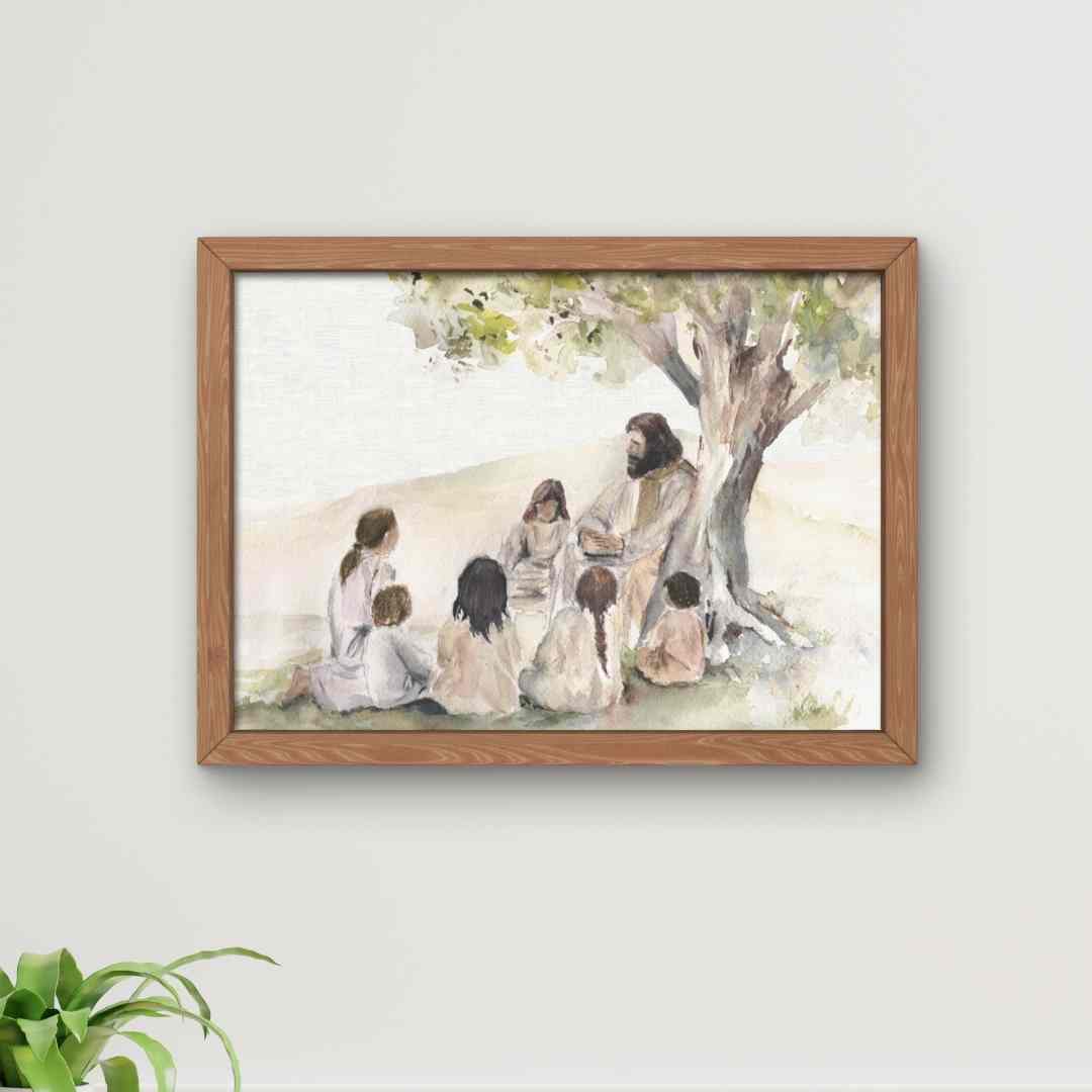 The Easter Reflection Collection – 4 Printable Watercolor Jesus Paintings