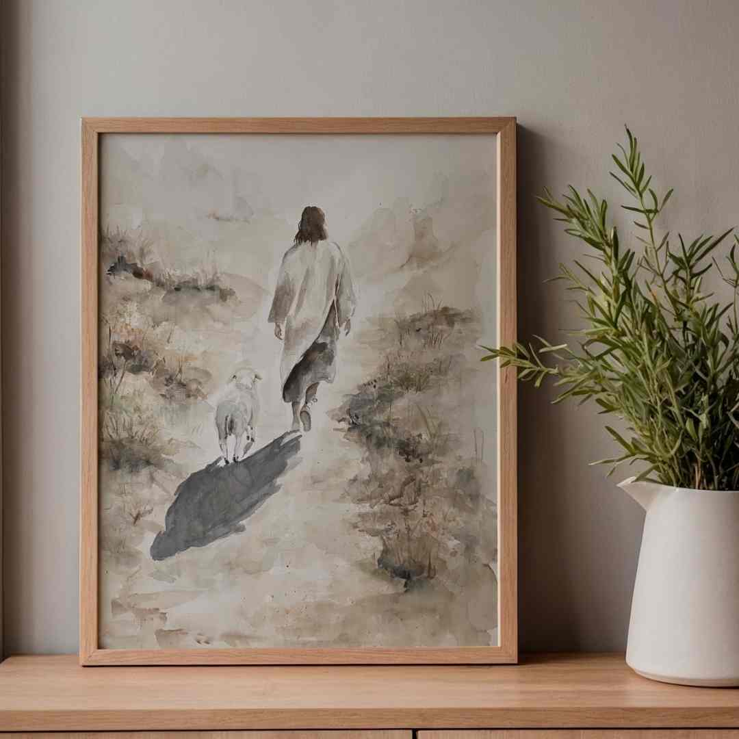 Come, Follow Me – Printable Watercolour Art (Digital Download)