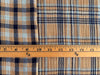 Two-Way Plaid, Golden Navy - Double Gauze |per 1/2 meter| (8181584560366)