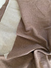 Cappuccino, 100% Cotton Sweater Knit Fabric, Deadstock (8387205234926)