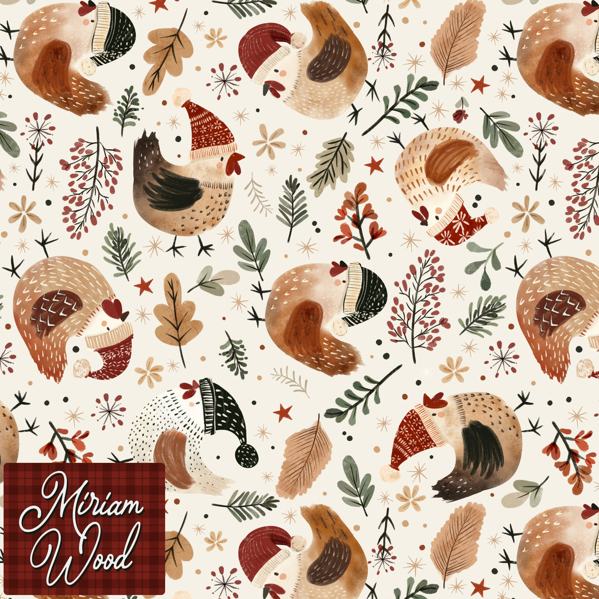 PREORDER (Winter 2026) - Christmas Chickens