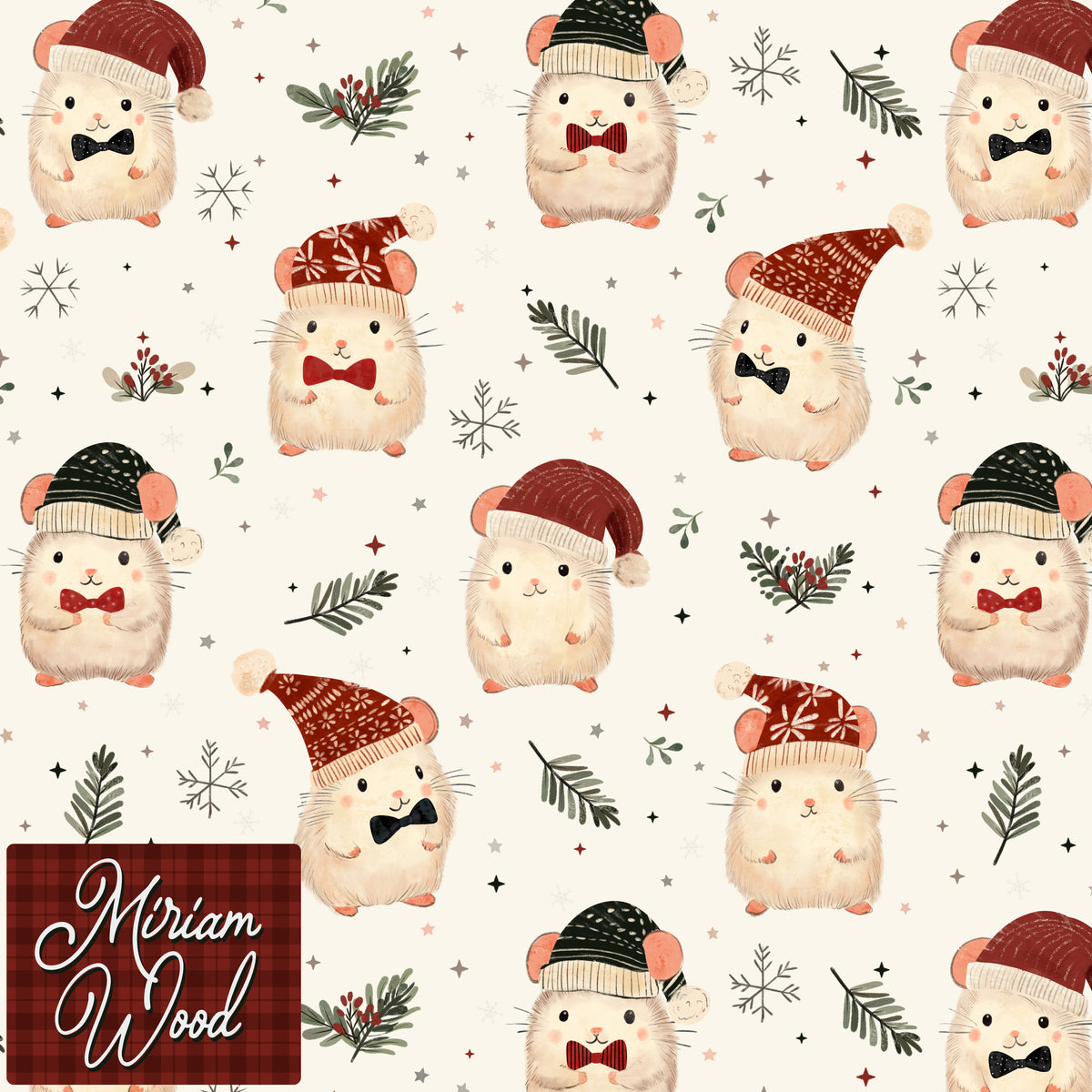 PREORDER (Winter 2026) - Christmas Hamster