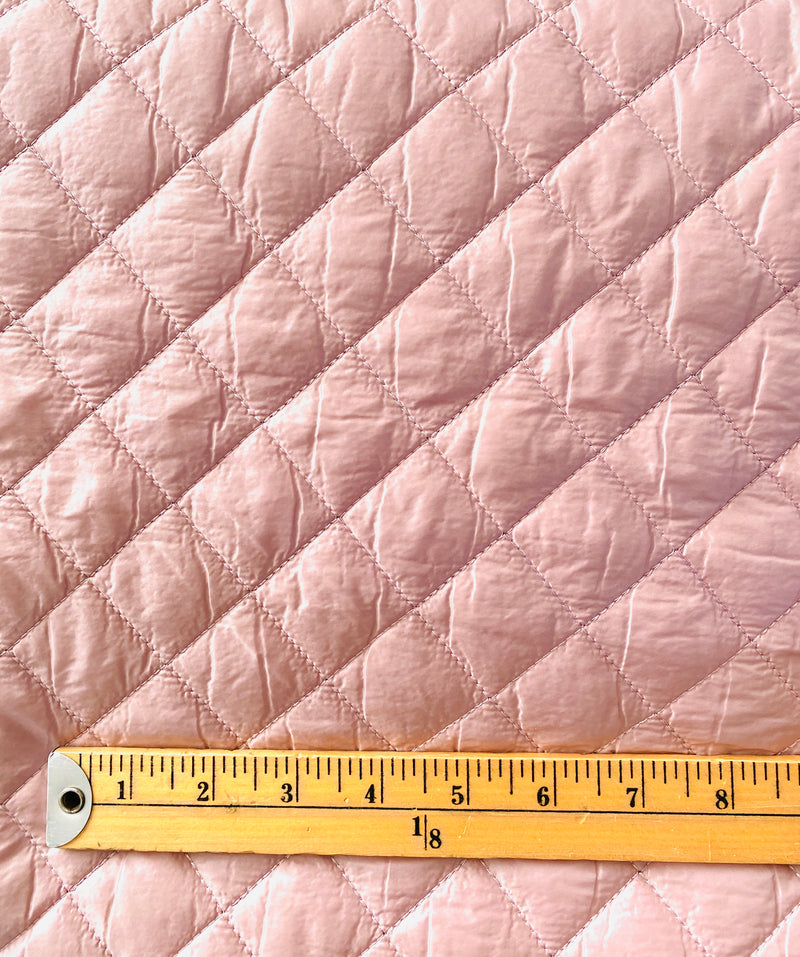 Puffed Quilt- Nude Pink - per 1/2 meter (8181605138670)