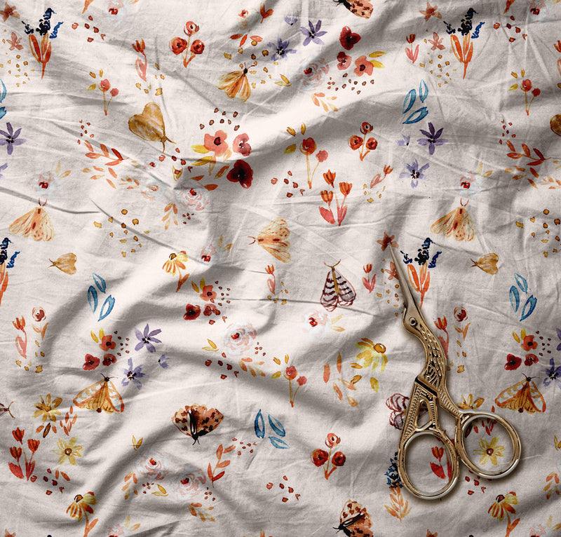 Moth 'n Petals- by the 1/2 metre - Fall 2023 (8115725074670)