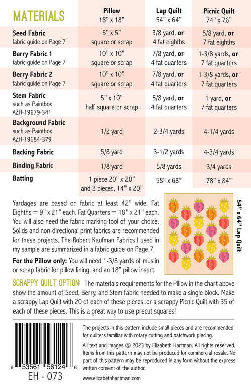 Berry Season Pattern Booklet - Elizabeth Hartman (8233934389486)