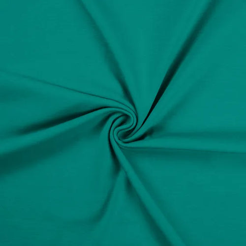 Emerald - Back to Basics Solids, Knit Fabric by the 1/2 Meter, European knits (8416847364334)