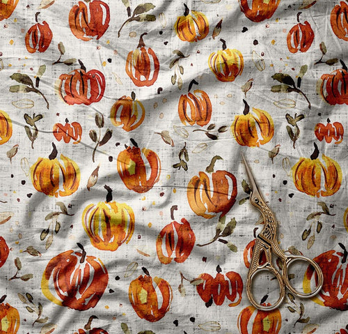 Fall Pumpkins - by the 1/2 metre - Fall 2023 (8115725992174)