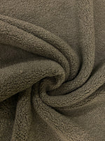 Teddy Fleece, Knit Fabric, per 1/2 meter, European knits (8028778725614)