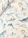 Sea Animals, Cotton Poplin- by the 1/2 METER (8117511225582)