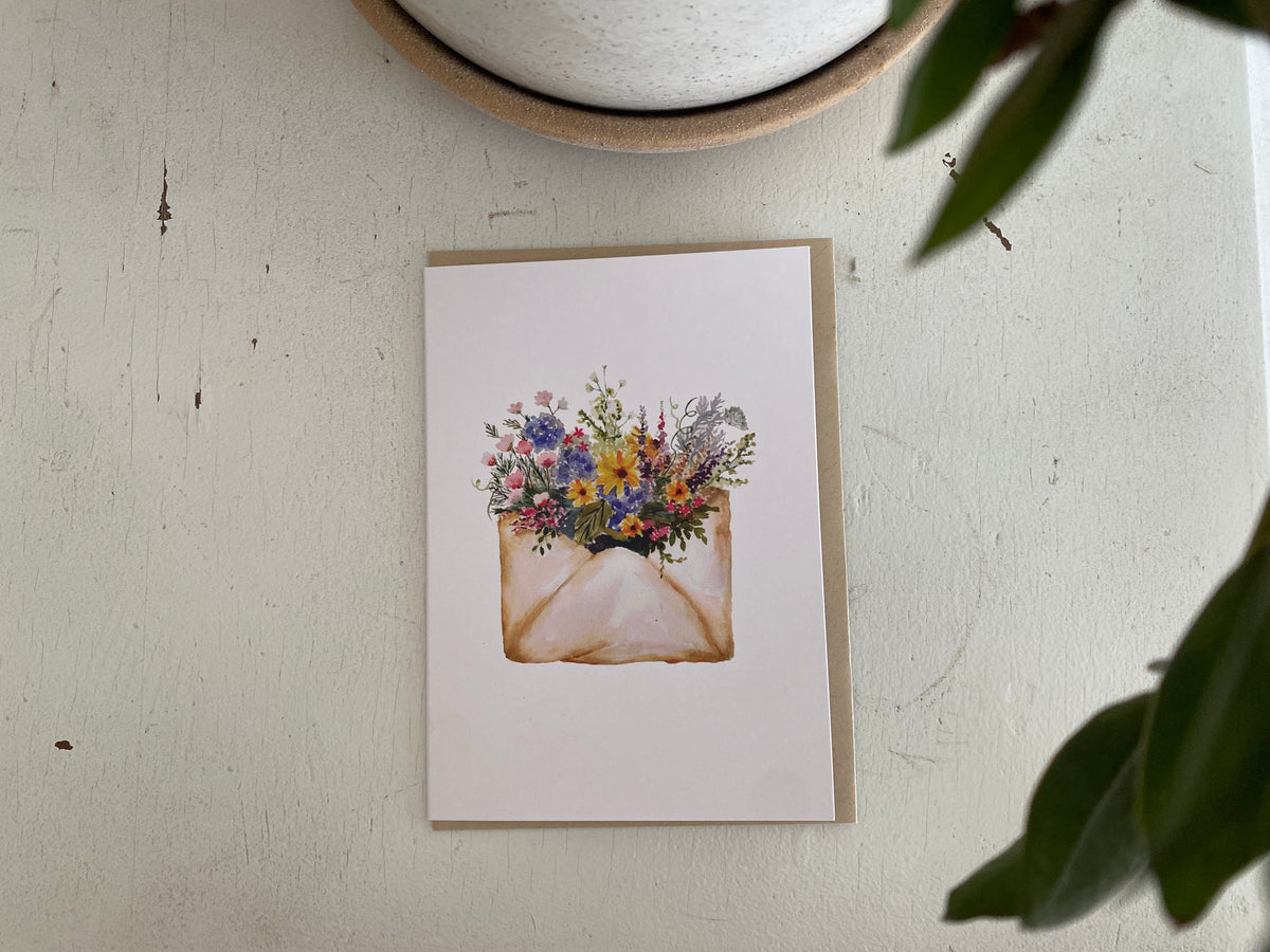 Notecard - Envelope Floral