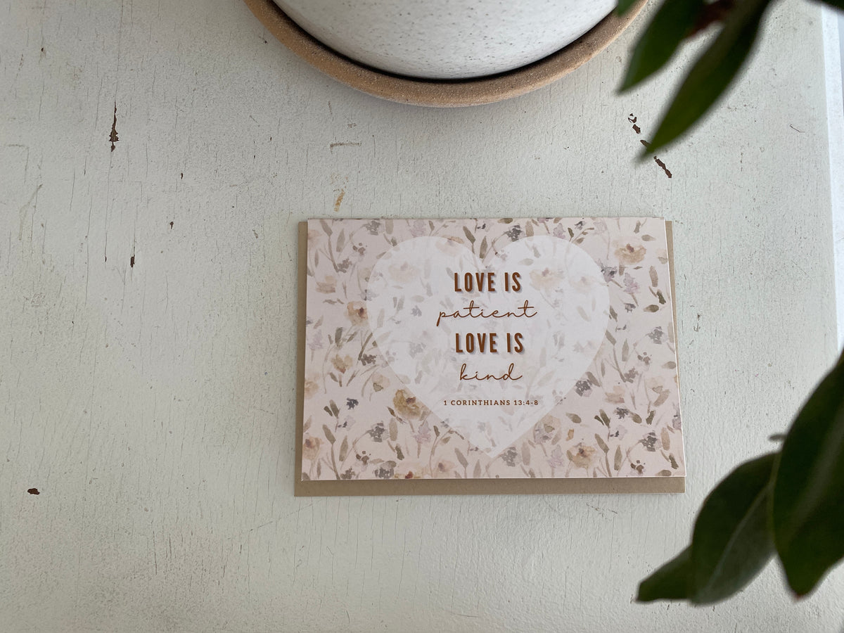 Notecard - Love is Patient