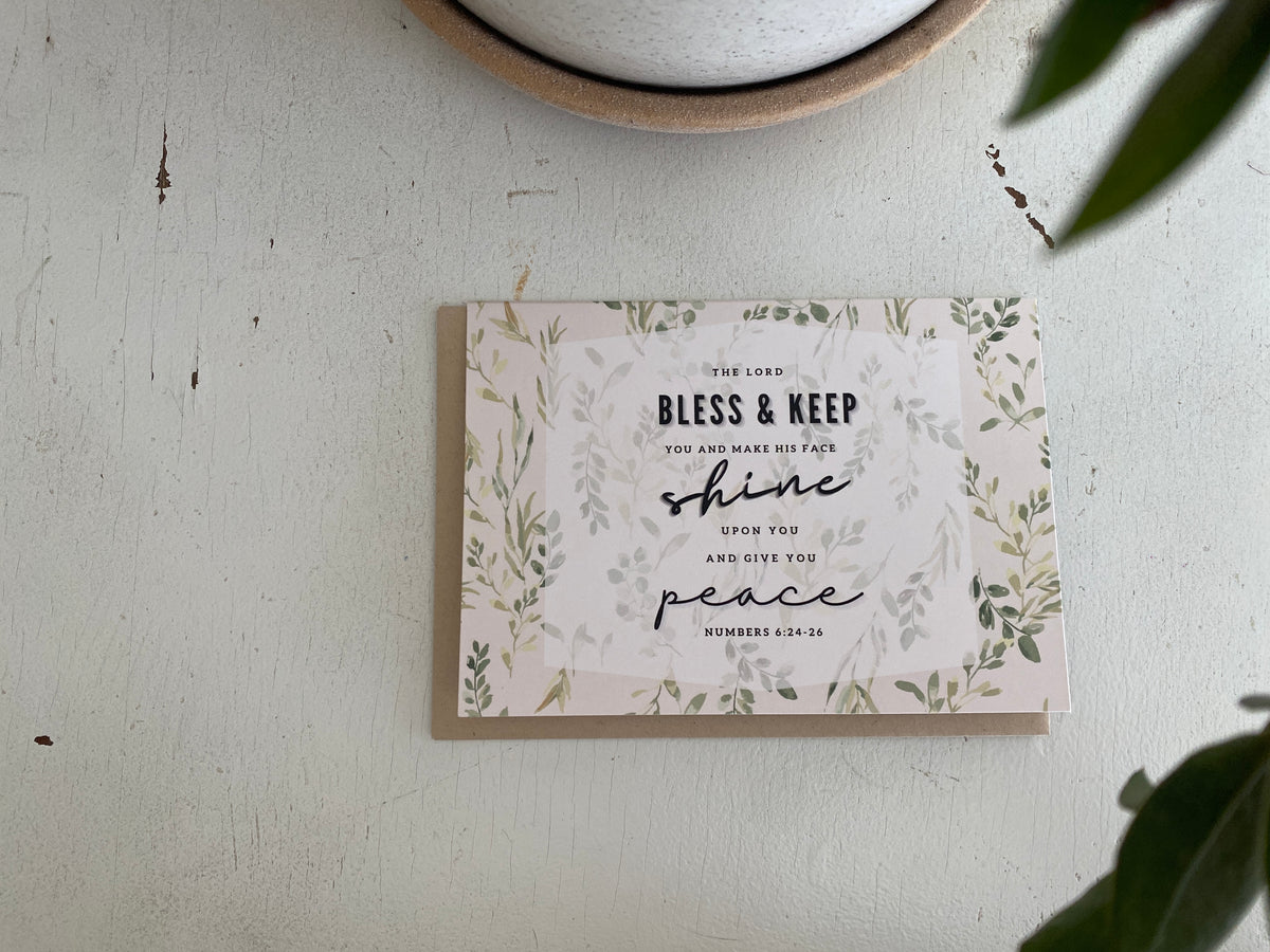 Notecard - The Lord Bless & Keep