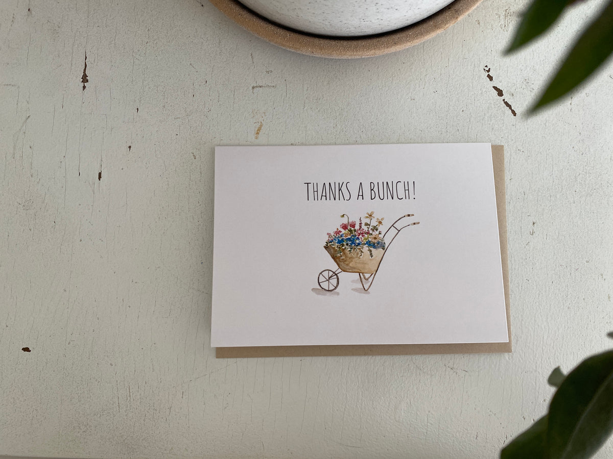 Notecard - Thanks a Bunch