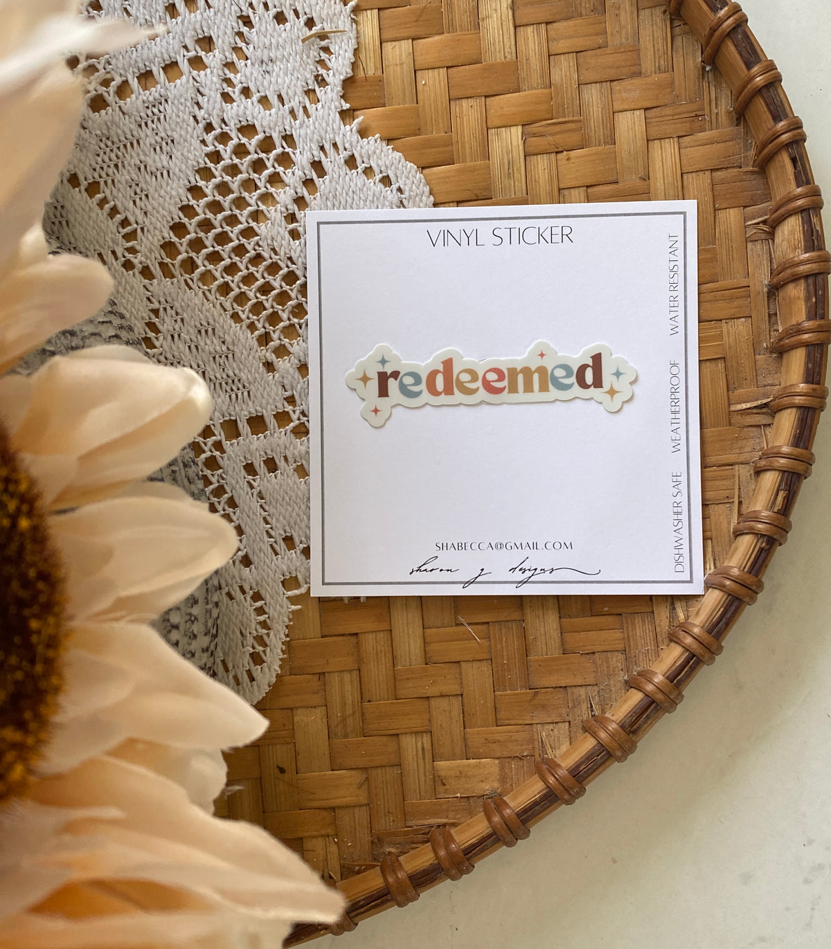 Vinyl Sticker - Redeemed