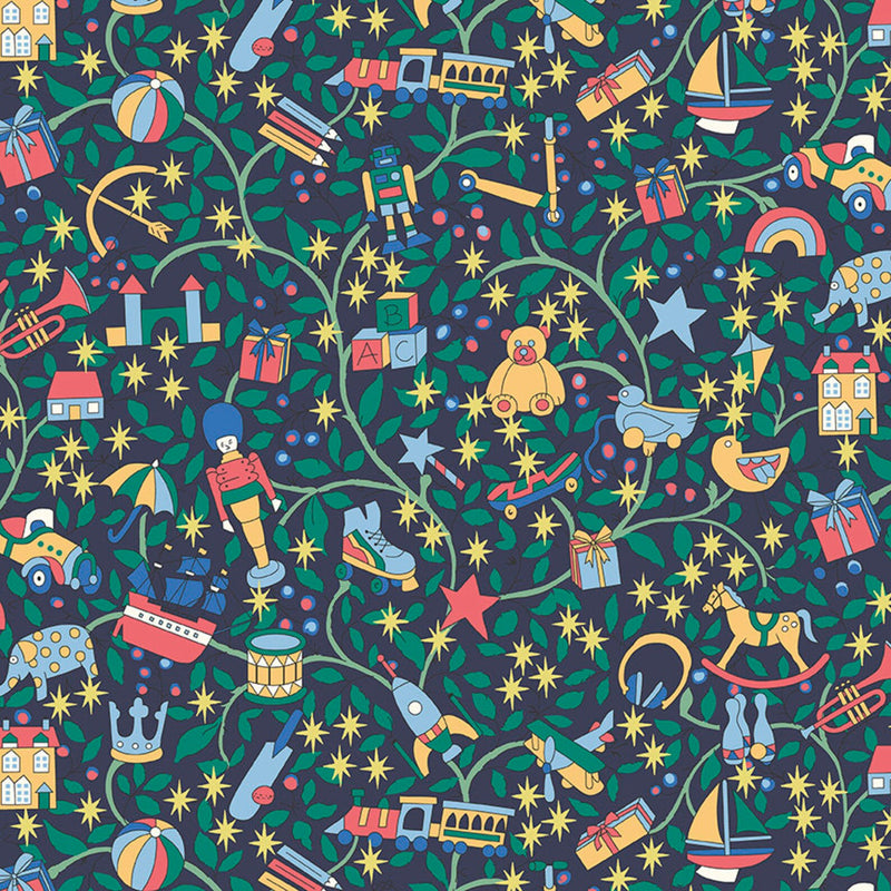 Merry and Bright - Magical Forest A -  by Liberty Fabrics- by the 1/4 METER (8103317635310)