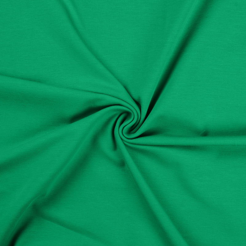 Green D French Terry Spandex Fabric by the Yard