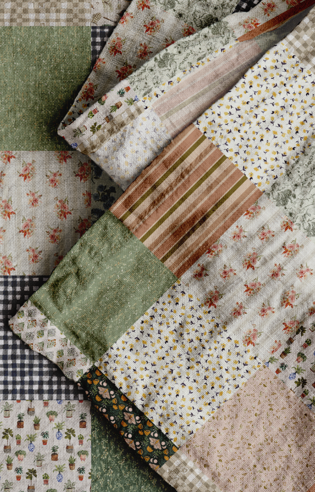 Spring Patchwork 5" Squares (Wholesale)
