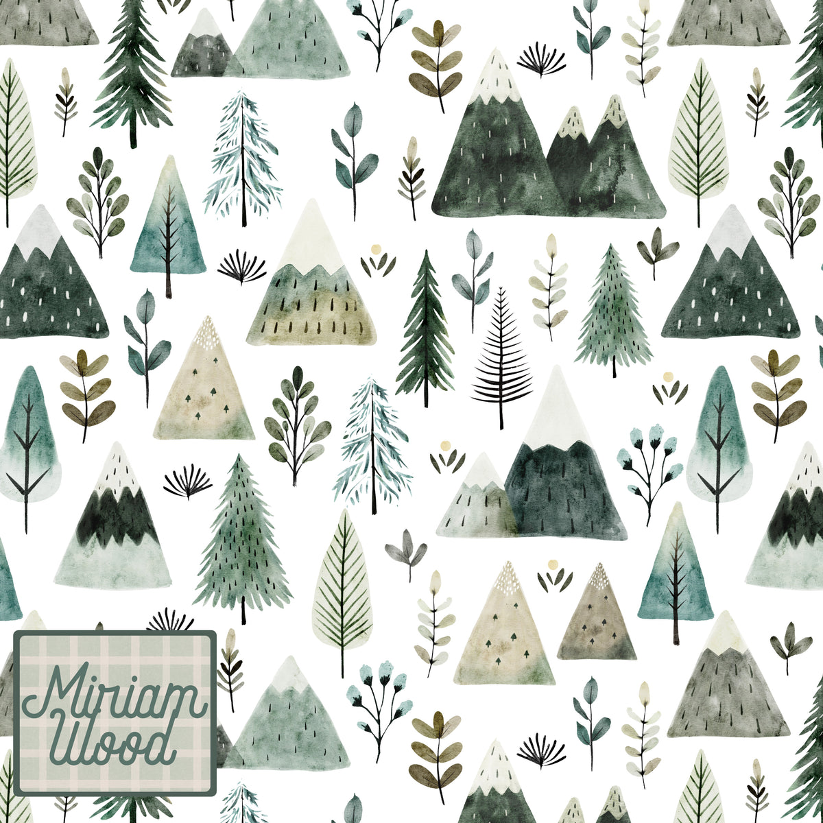 PREORDER (Winter 2026) - Watercolour Mountains