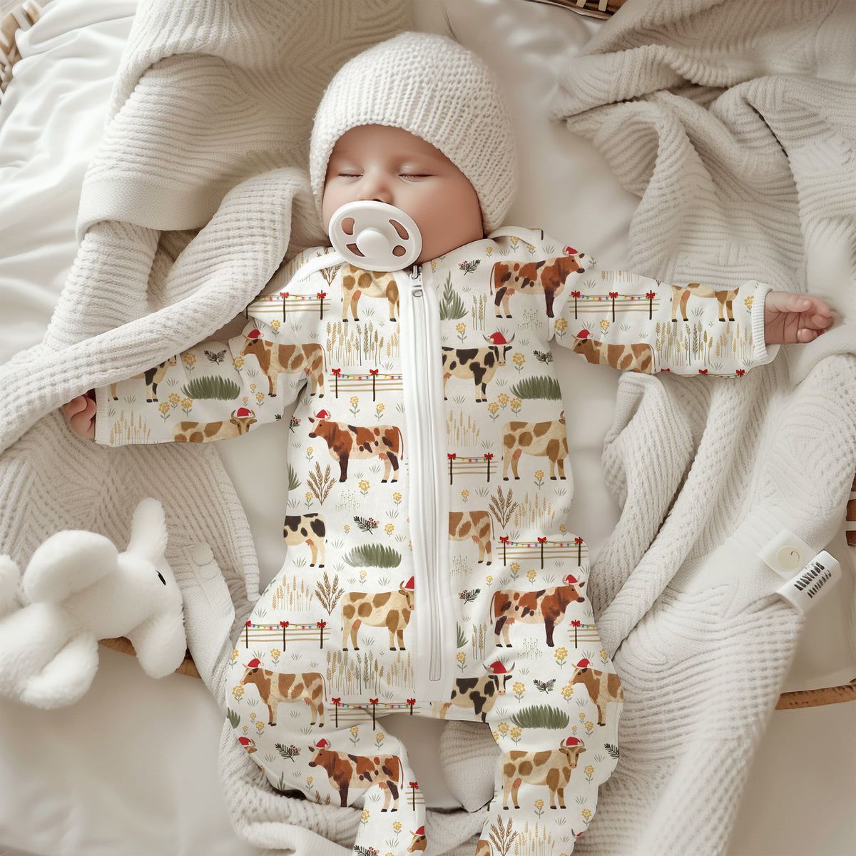 PREORDER (Winter 2026) - Christmas Cows, Light