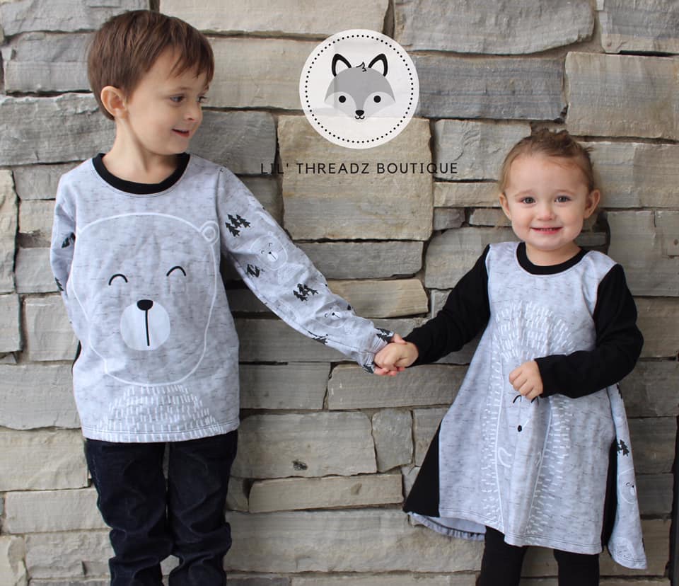 PREORDER -  Woodland Critters, Knit Fabric by the 1/2 Meter, PLK Custom (8532093075694)