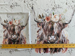 R48 PREORDER - Rustic Highland Cows - PANEL (8081246945518) (8081247437038) (8126767235310)