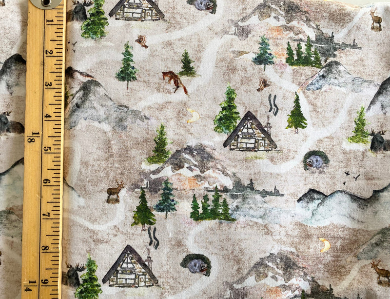 R46 PREORDER - Rustic Cabin Retreat - by the 1/2 metre (8034702917870) (8077315571950)