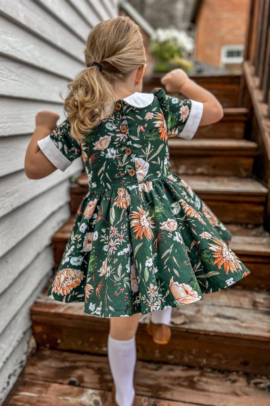 3 metre French Terry, Christmas Forest Meadows