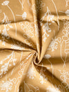 Line Art Beige- Custom Linen Cotton Fabric, per 1/2 meter (8081893064942)