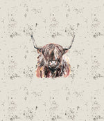 R48 PREORDER - Rustic Highland Cows -COW ONLY PANEL (8081247437038) (8126767235310)