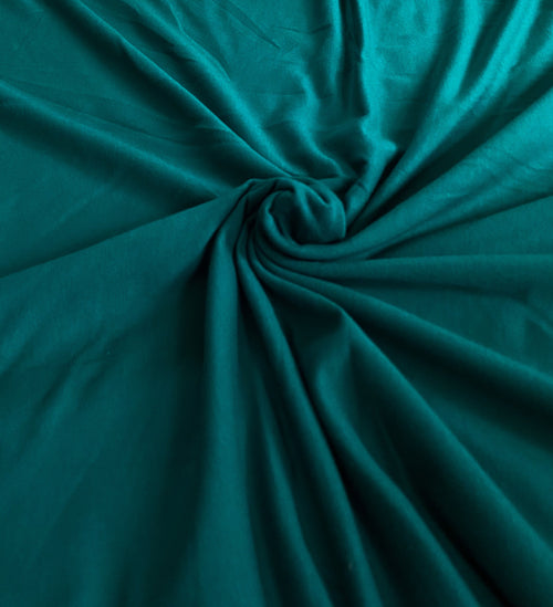 Emerald - Solids, BAMBOO FRENCH TERRY Knit | PER 1/2 Meter | 270 GSM (6195002507449) (8309532229870)