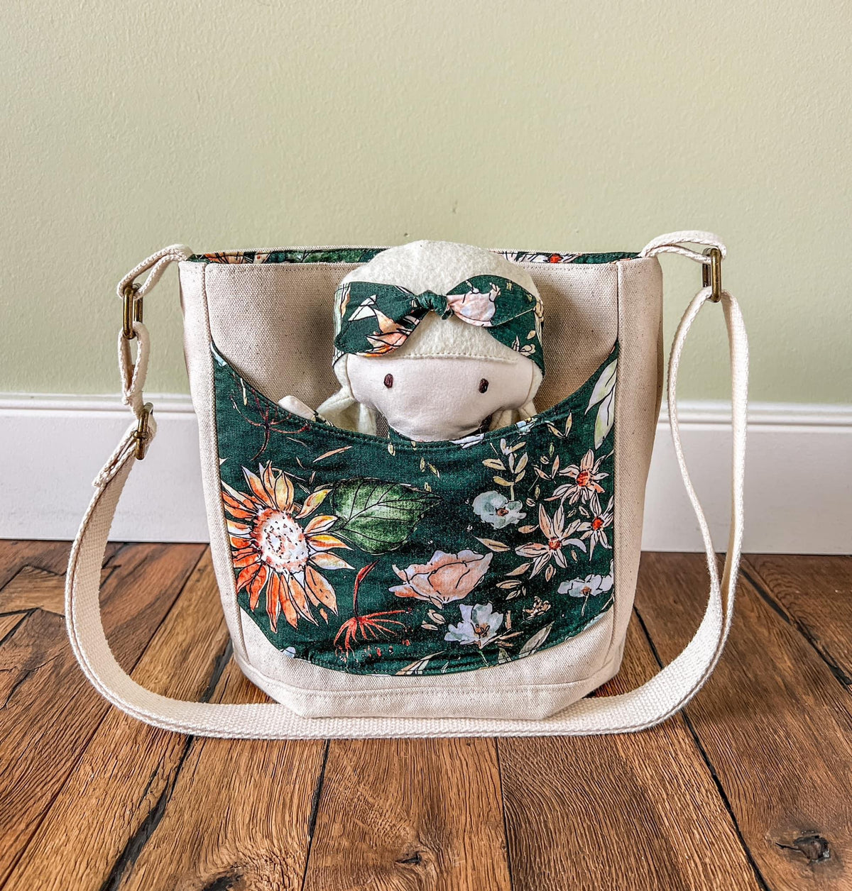 3 metre French Terry, Christmas Forest Meadows