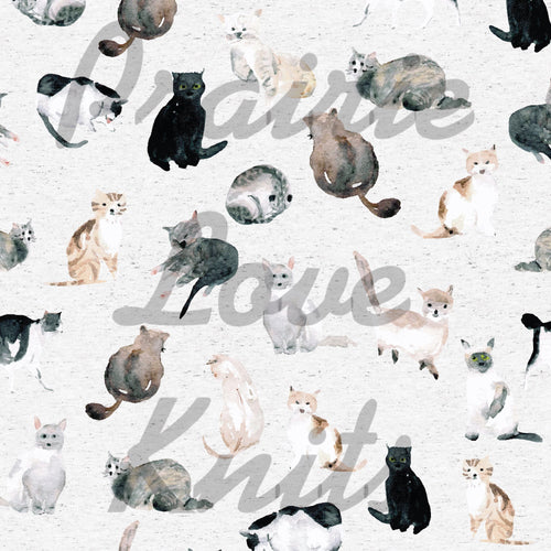R48 PREORDER - Kitties - by the 1/2 metre (8080569204974) (8126549164270)