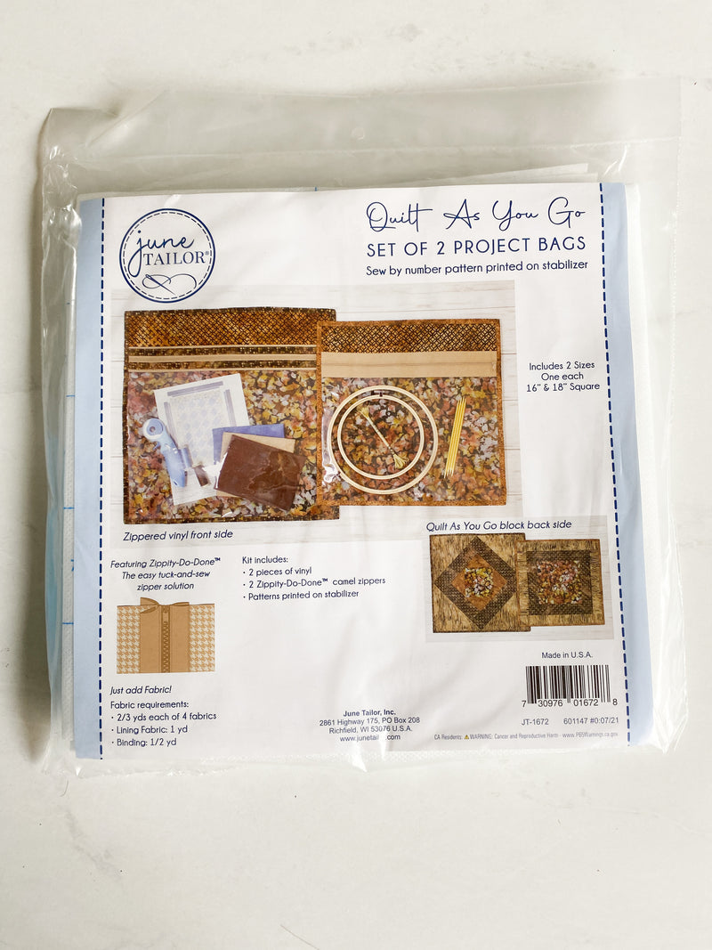 Quilt As You Go- Project Bag Set, CAMEL Kit (8101815484654)