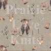 R48 PREORDER - Ranch Highland Cows - Chocolate - by the 1/2 metre (8080569139438) (8126540021998)