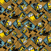 Minions on the Loose- Mustard, Digital Sweat, by the 1/2 metre, European Knits (7955662504174)