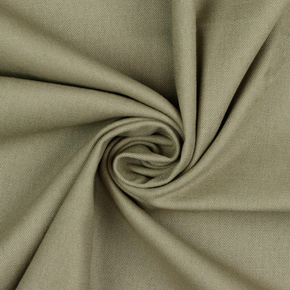 Taupe- Linen Viscose Fabric, per 1/2 meter
