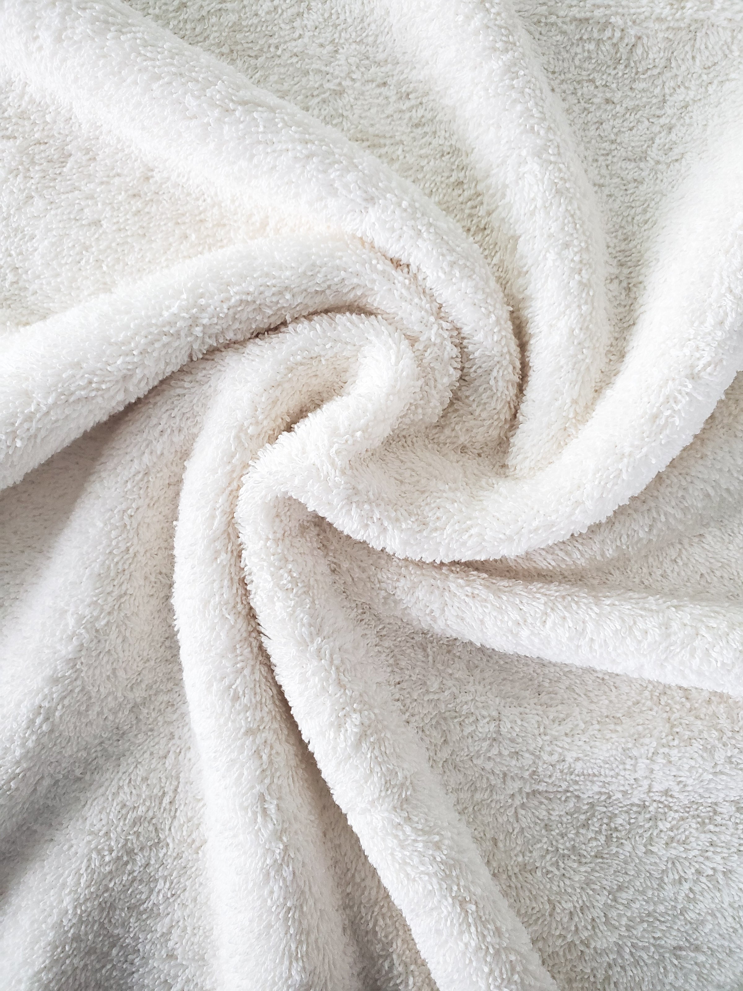 Terry Towel- White - by the 1/2 metre – Prairie Love Knits