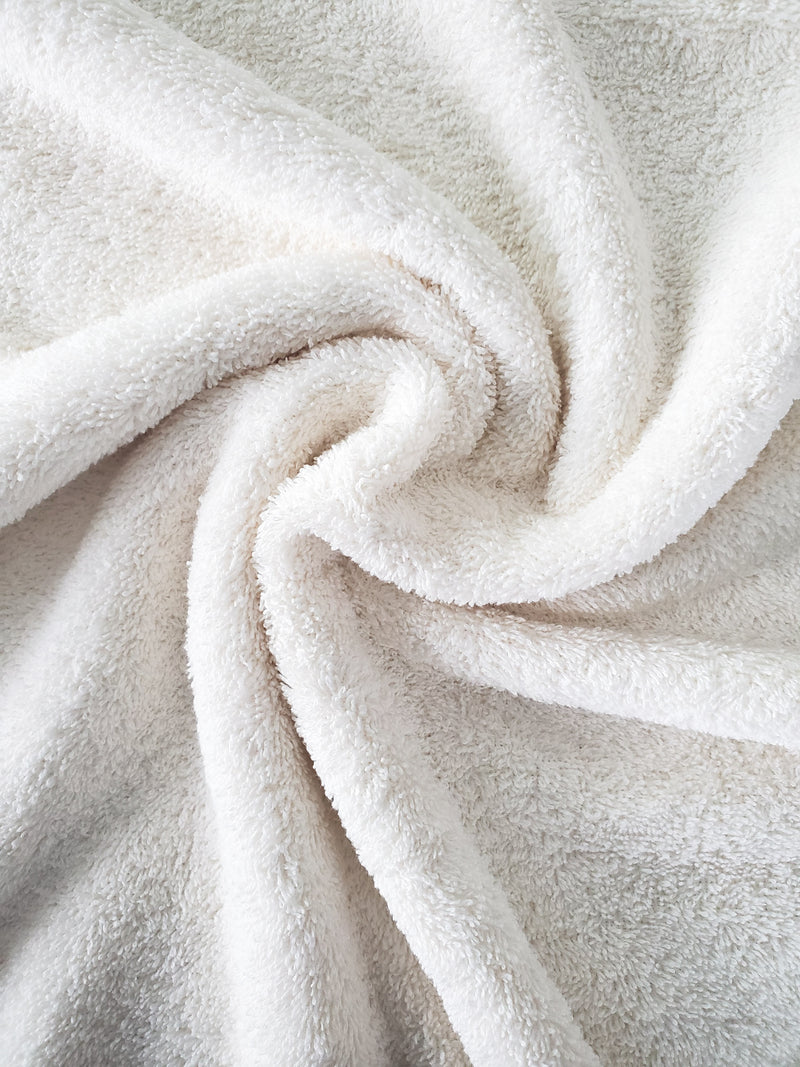 Terry Towel- White - by the 1/2 metre (7863126163694)
