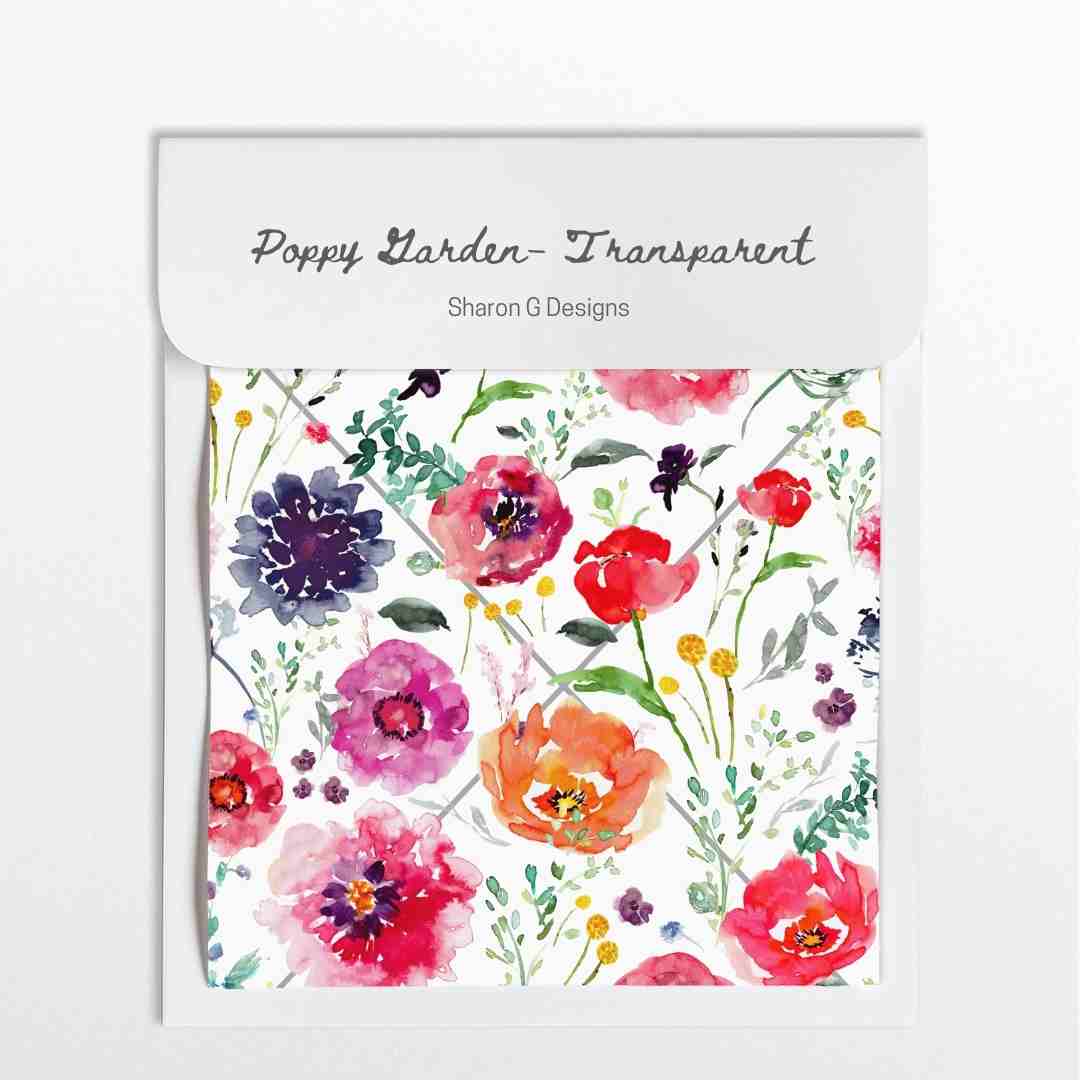 DIGITAL FILE- Poppy Garden- Transparent File (7640275681518)